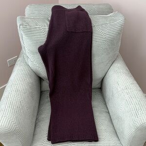 Lane Bryant Livi Deep Purple Knit Pants w/Deep Front Pockets. Size 14/16